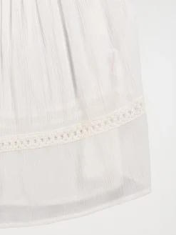 Blouse détail macramé fille (10-16A)