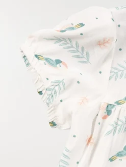 Blouse fille motif tropical (3-36M)
