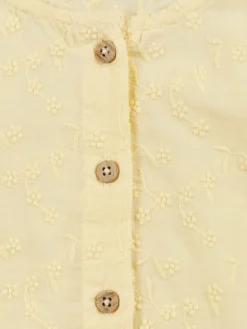 Blouse fleurie brodée fille (3-12A)