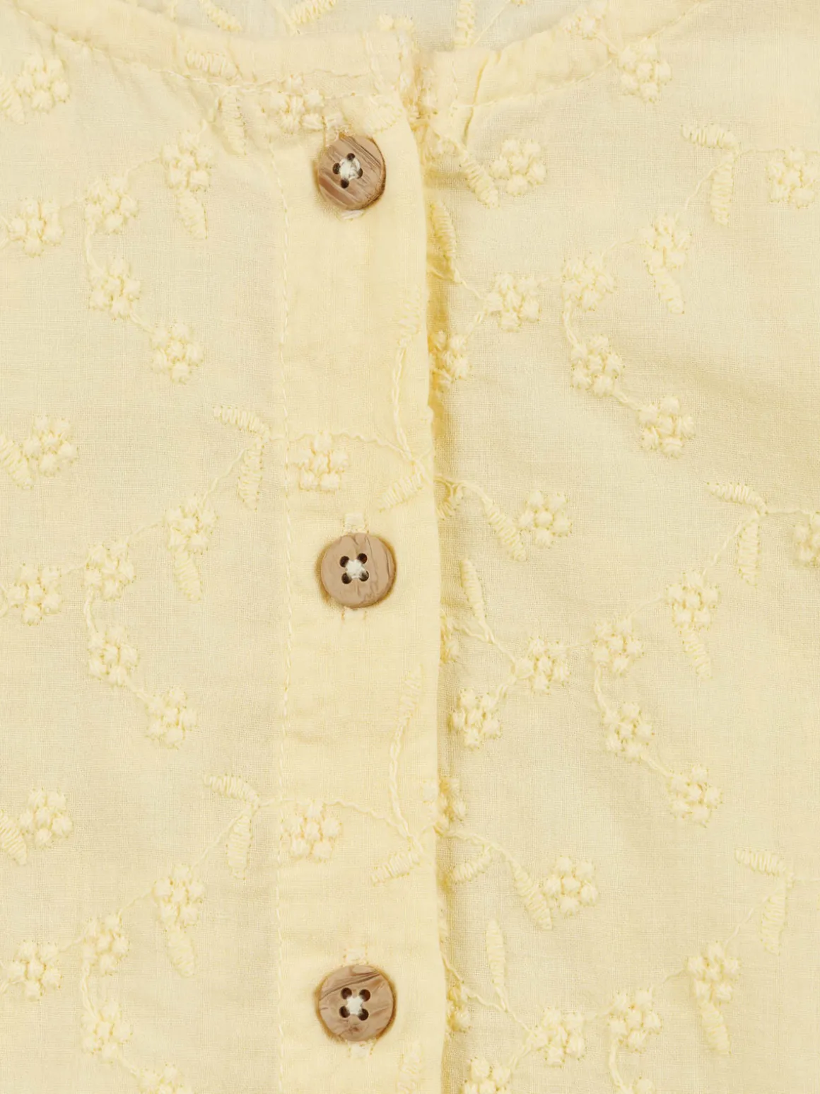 Blouse fleurie brodée fille (3-12A)