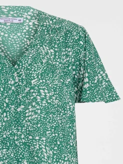 Blouse fleurie femme grande taille