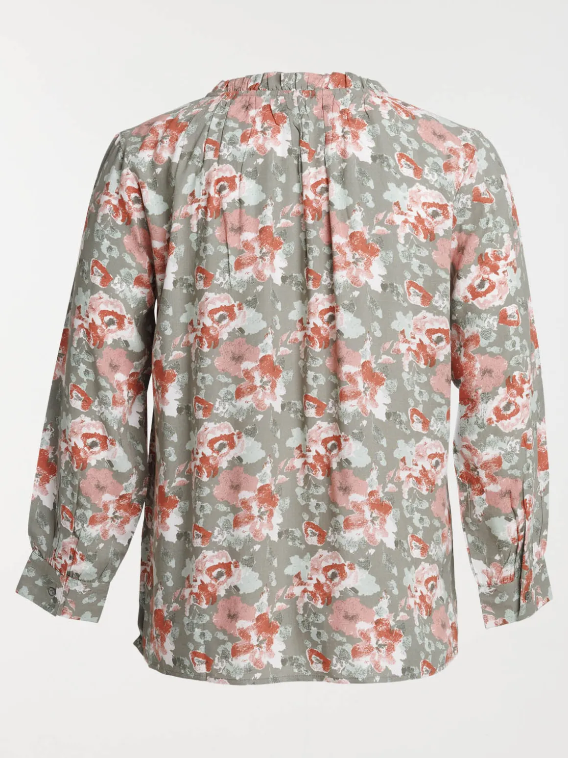 Blouse fleurie grande taille femme