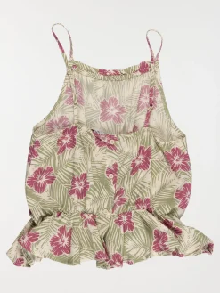 Blouse imprimée bretelles fille (XXS-M)