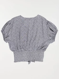 Blouse imprimée fleurie fille (XXS-M)