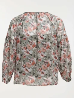 Blouse imprimée grande taille femme