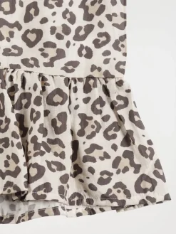 Blouse imprimée léopard fille (XXS-M)