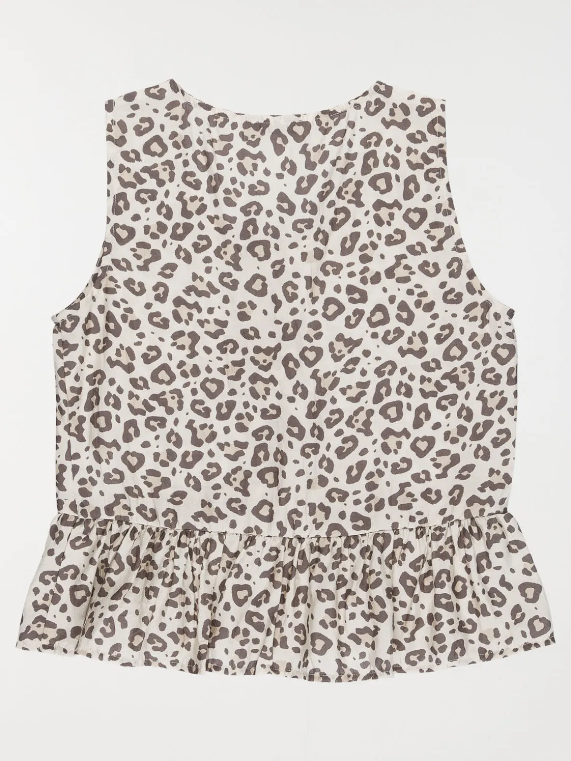 Blouse imprimée léopard fille (XXS-M)