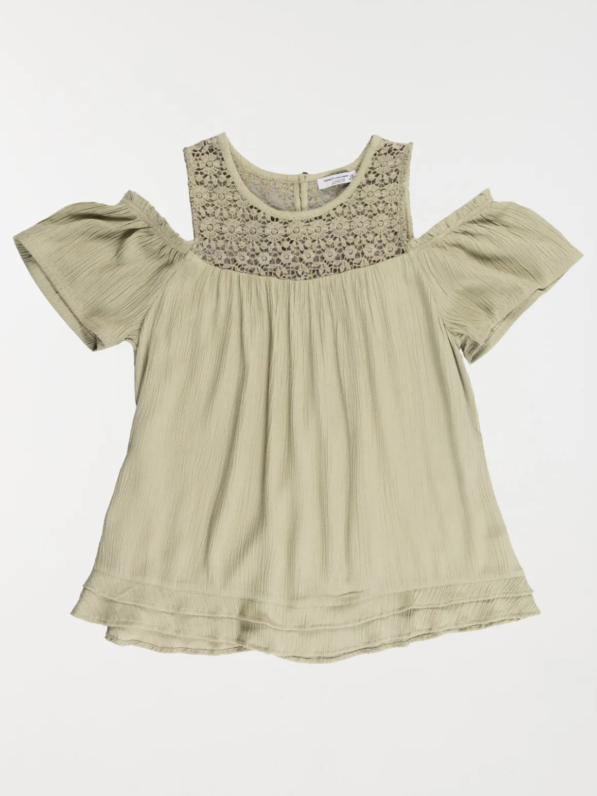 Blouse kaki clair fille (XXS-M)