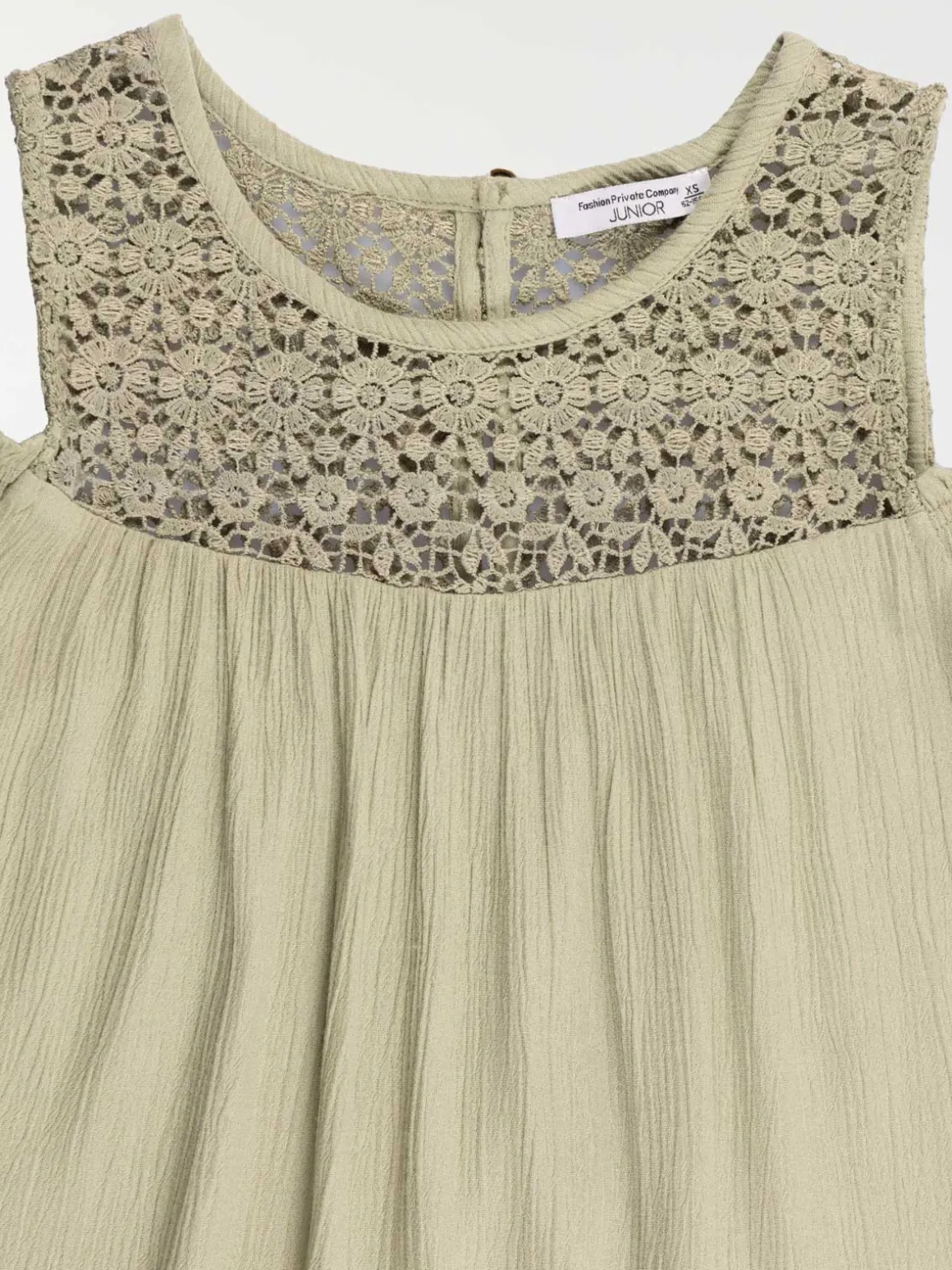Blouse kaki clair fille (XXS-M)