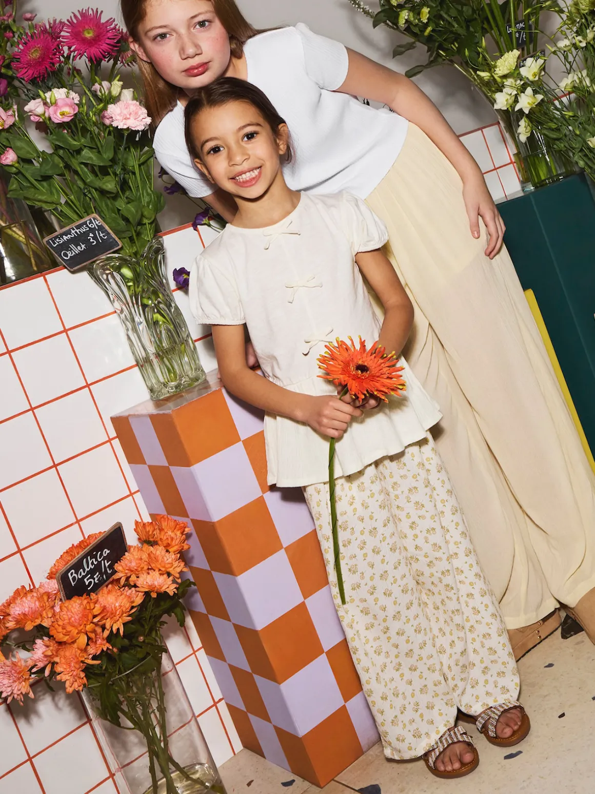 Blouse manches courtes fille (3-12A)