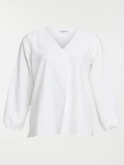 Blouse motif doré grande taille femme