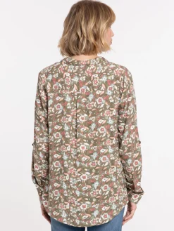 Blouse motif ethnique femme