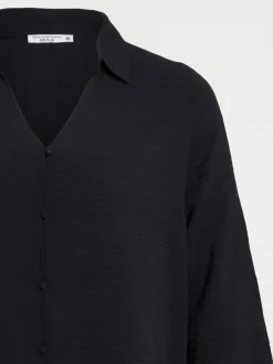 Blouse noire grande taille femme