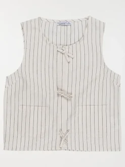 Blouse nouée devant fille (XXS-M)