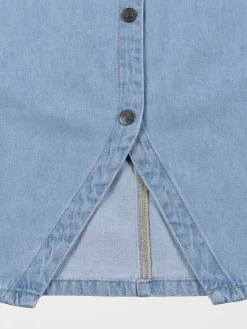 Blouse ouverte boutons dos fille (XXS-M)