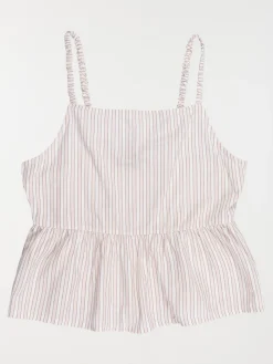 Blouse rayée bretelles fille (XXS-M)