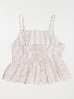 Blouse rayée bretelles fille (XXS-M)