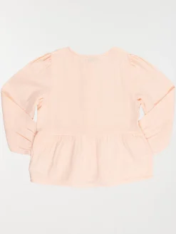 Blouse rose baroque fille (3-12A)
