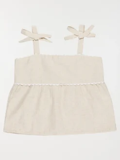 Blouse sans manches noeud fille (3-12A)