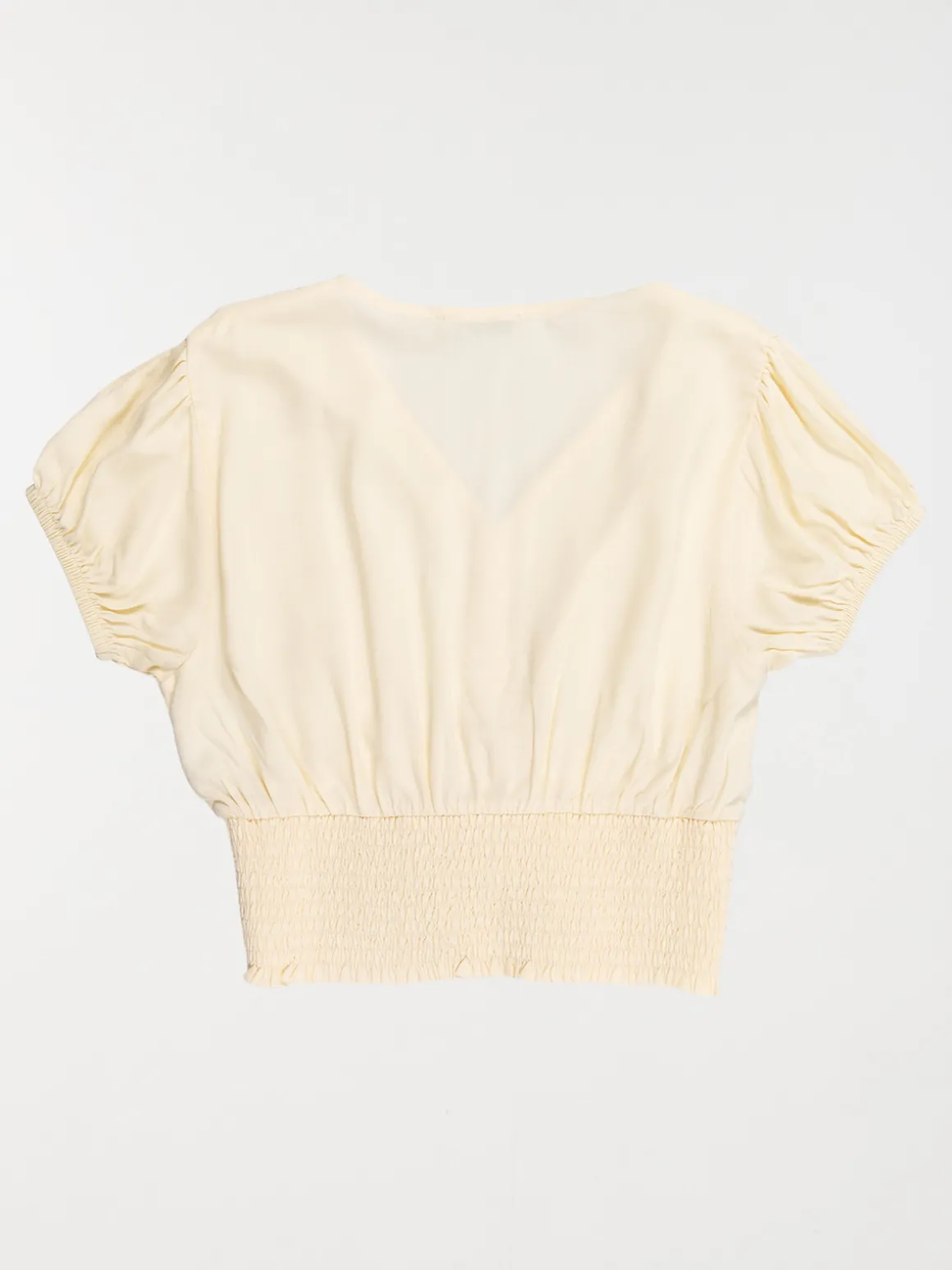 Blouse vanille fille (XXS-M)
