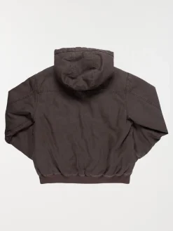 Blouson à capuche ébène garçon (XXS-M)