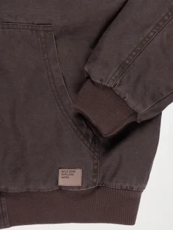 Blouson à capuche ébène garçon (XXS-M)