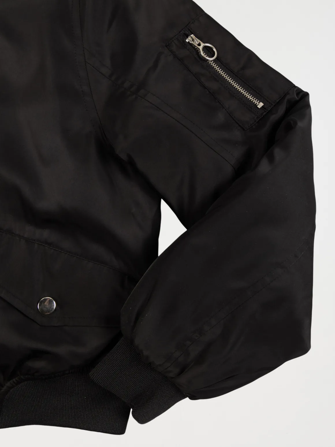 Blouson bombers noir fille (XXS-M)