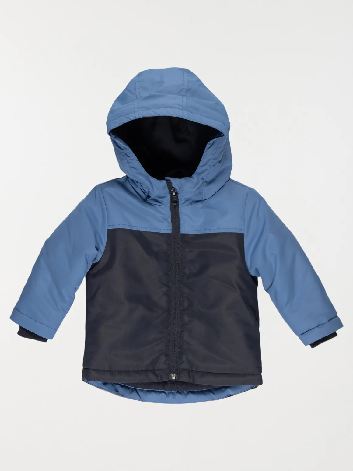 Blouson capuche garçon bicolore (3-24M)