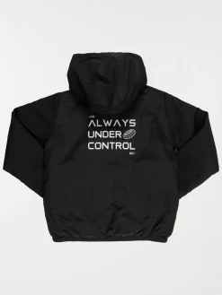 Blouson capuche garçon noir (3-12A)