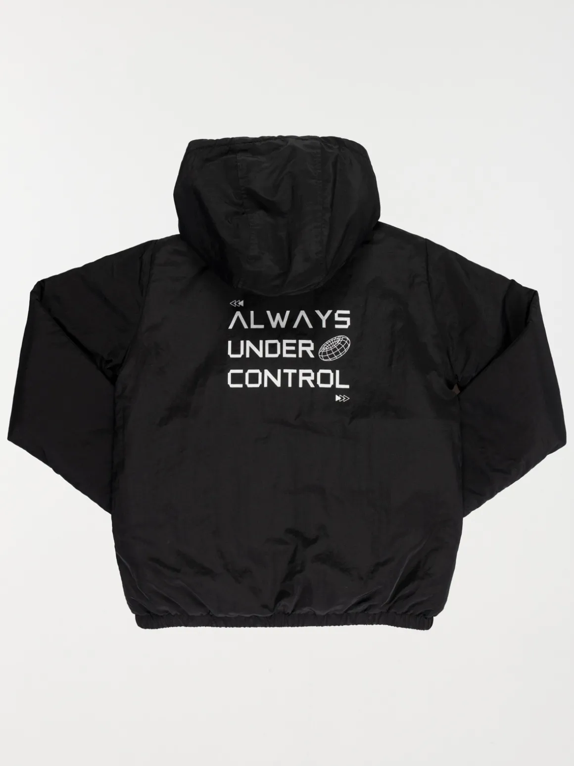 Blouson capuche garçon noir (3-12A)