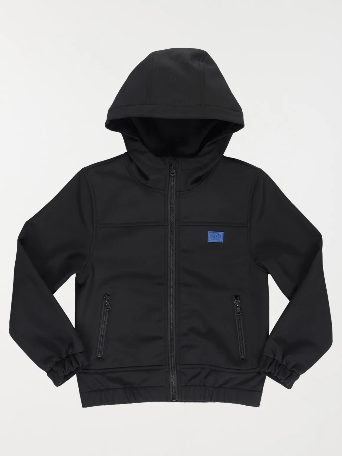 Blouson capuche garçon noir (3-12A)