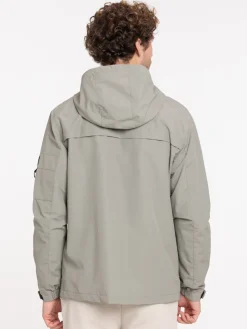 Blouson capuche multipoches homme