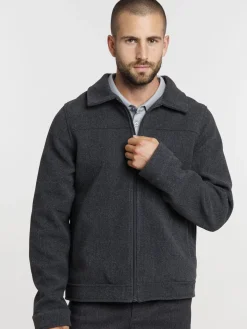 Blouson col classique homme