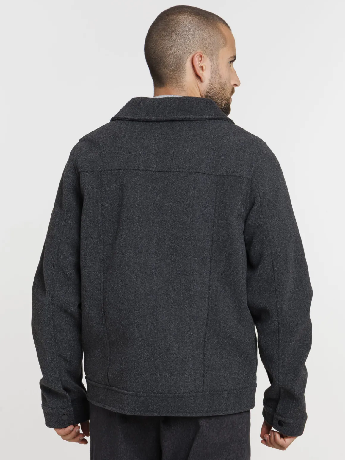 Blouson col classique homme