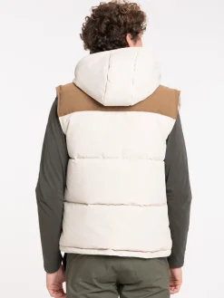 Blouson sans manches capuche homme