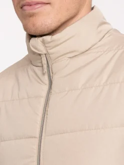 Blouson sans manches sable homme
