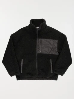 Blouson sherpa noir garçon (XXS-M)