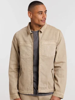 Blouson zippé col classique homme