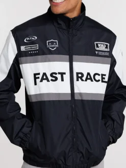 Blouson zippé col montant homme