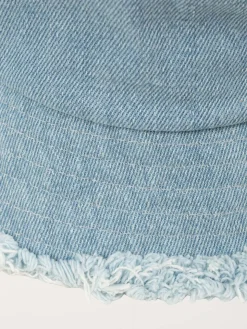 Bob frangé denim stone femme