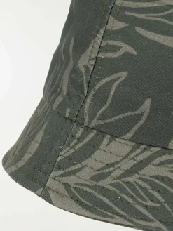 Bob imprimé feuille de palme homme