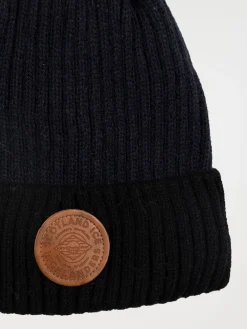 Bonnet bicolore doublure polaire homme