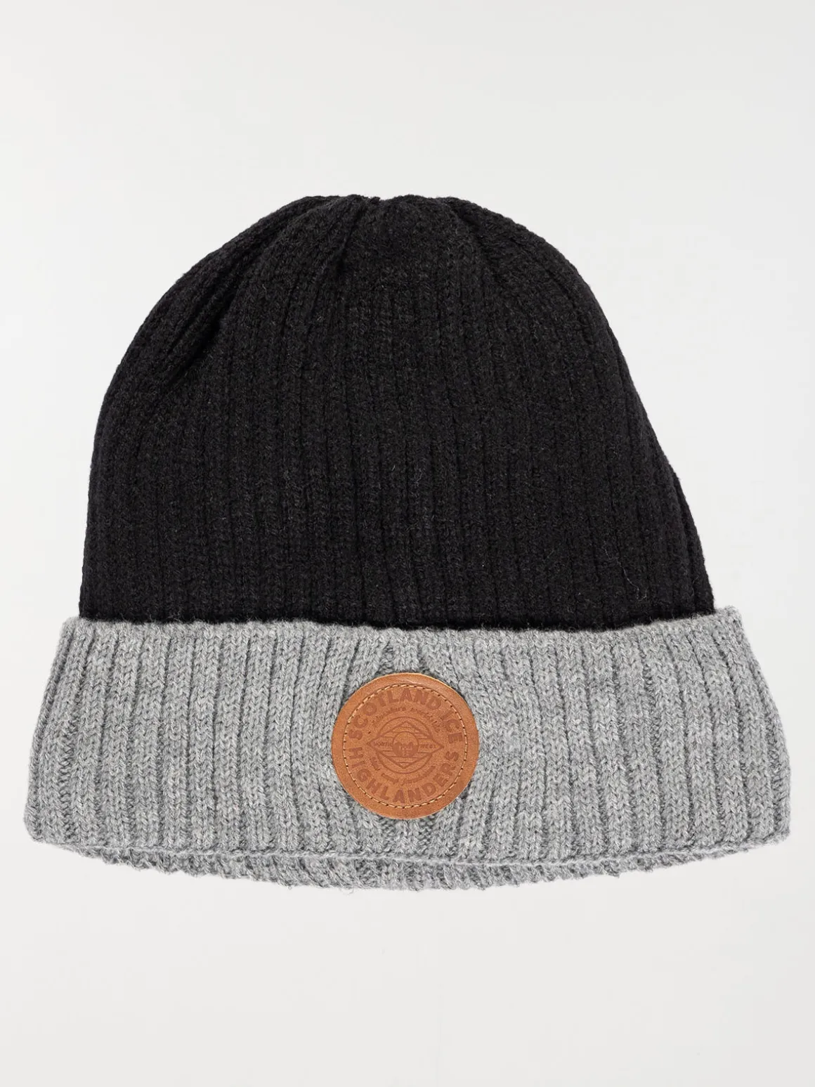Bonnet bicolore garçon