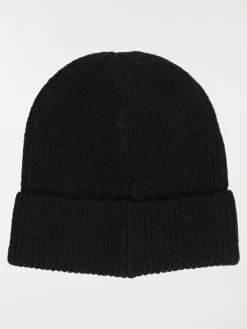 Bonnet en tricot noir femme