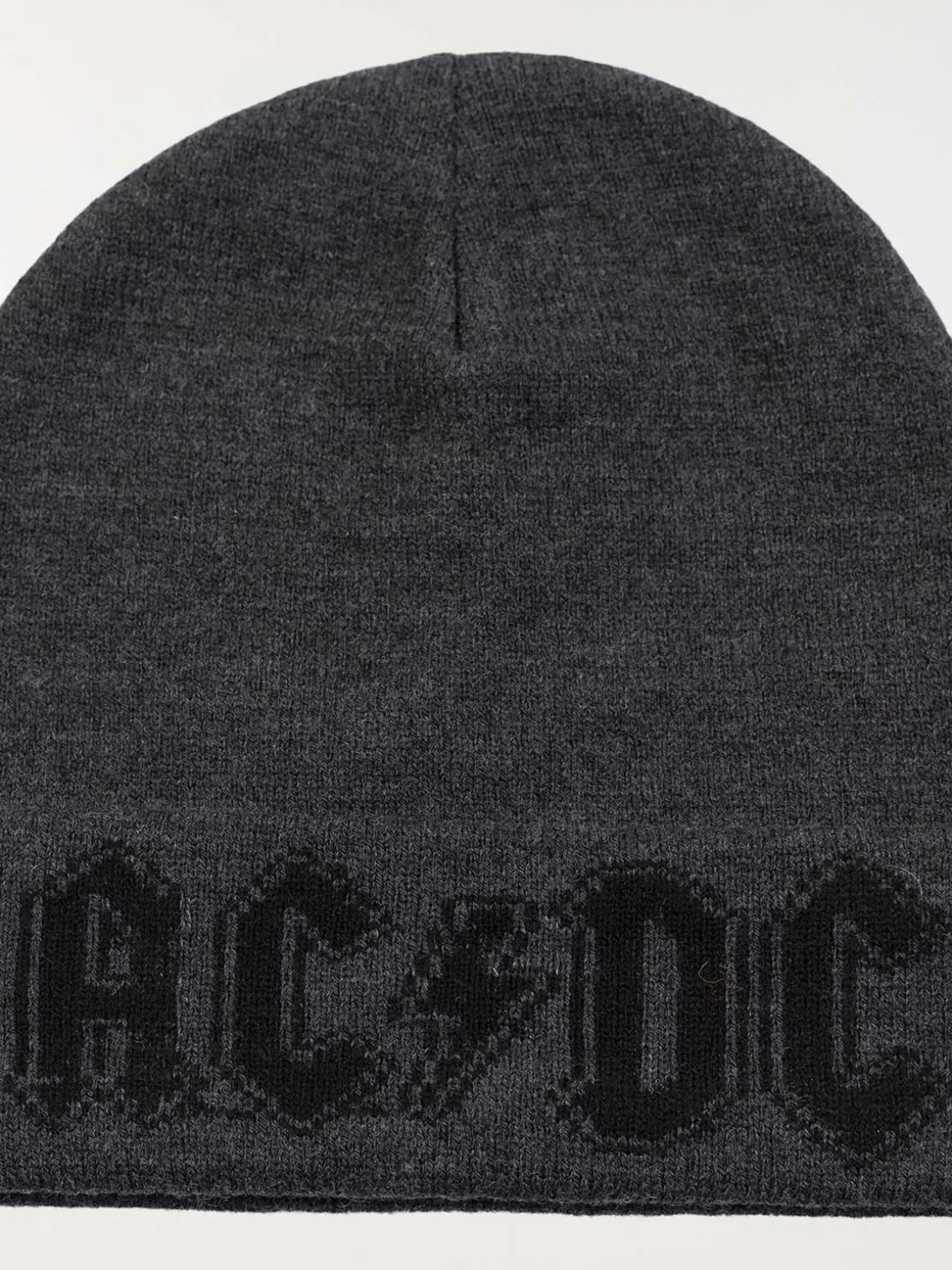Bonnet homme AC DC gris chiné