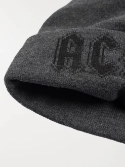 Bonnet homme AC DC gris chiné