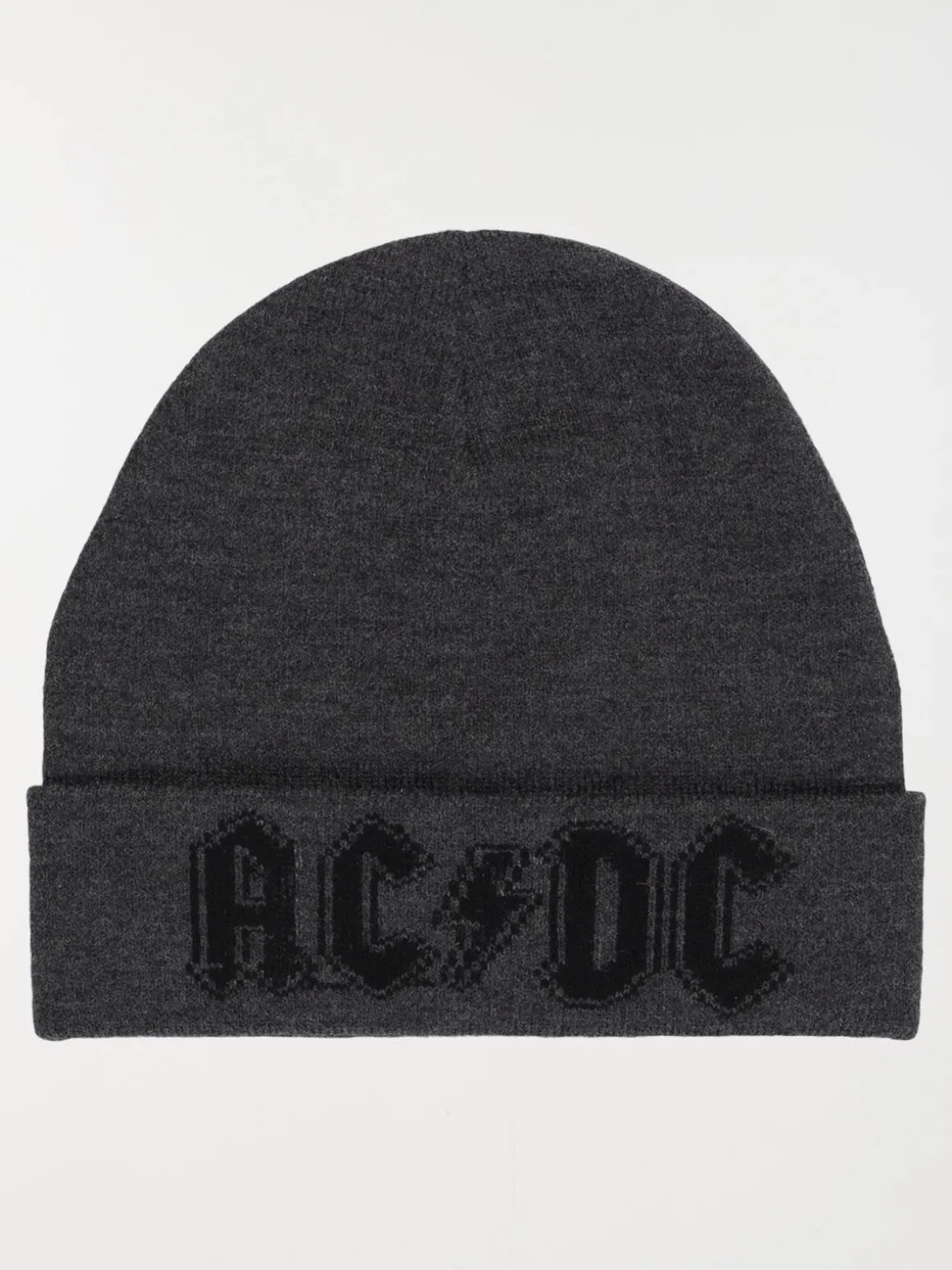 Bonnet homme AC DC gris chiné