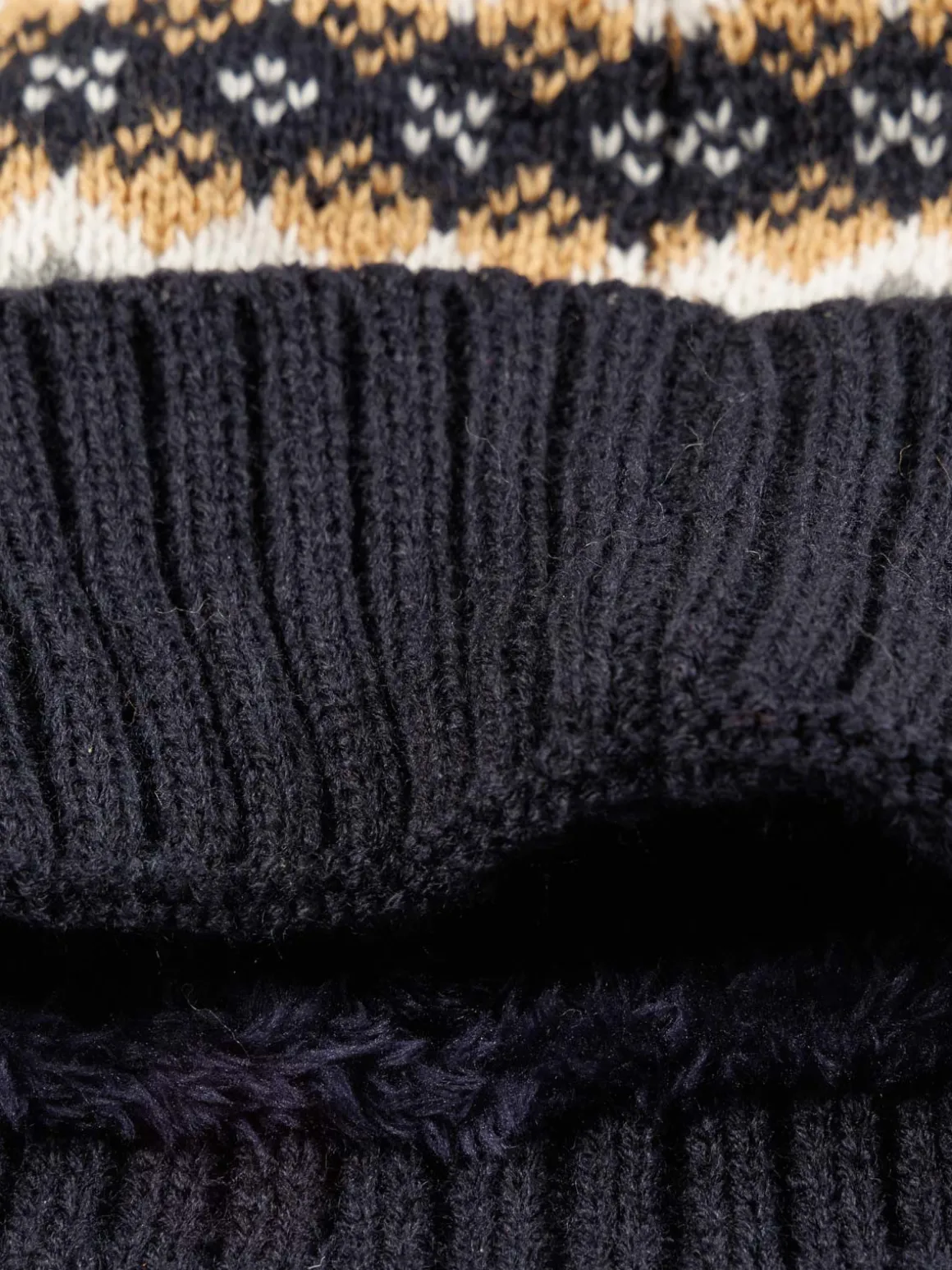 Bonnet jacquard garçon