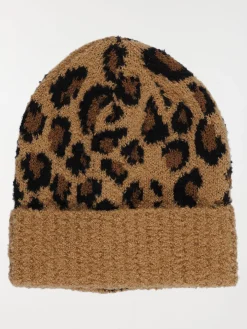 Bonnet léopard femme