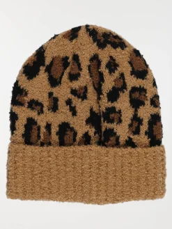 Bonnet léopard femme